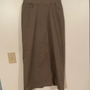 Khaki skirt